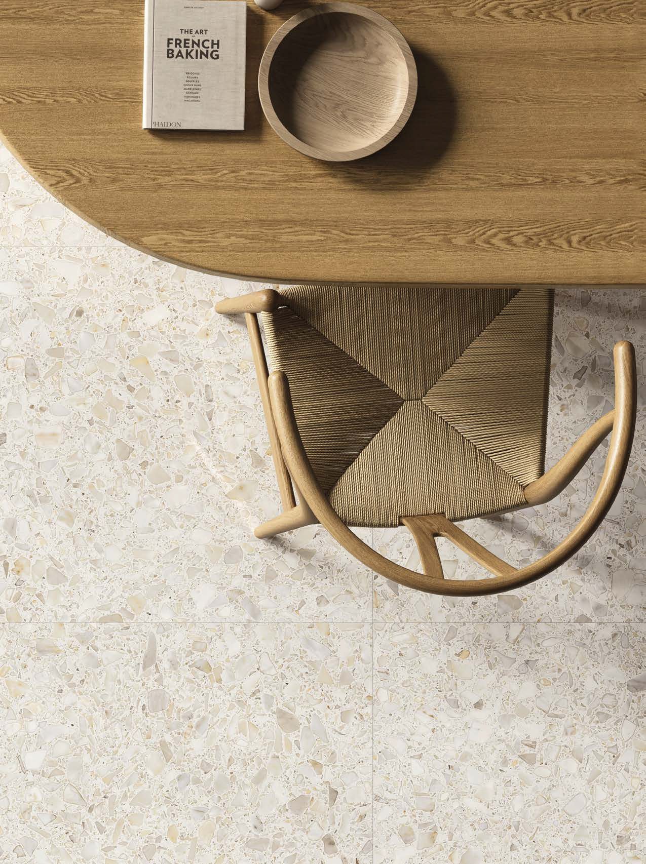 Gres porțelanat cu aspect de terrazzo, colecția Venezia — Fanal