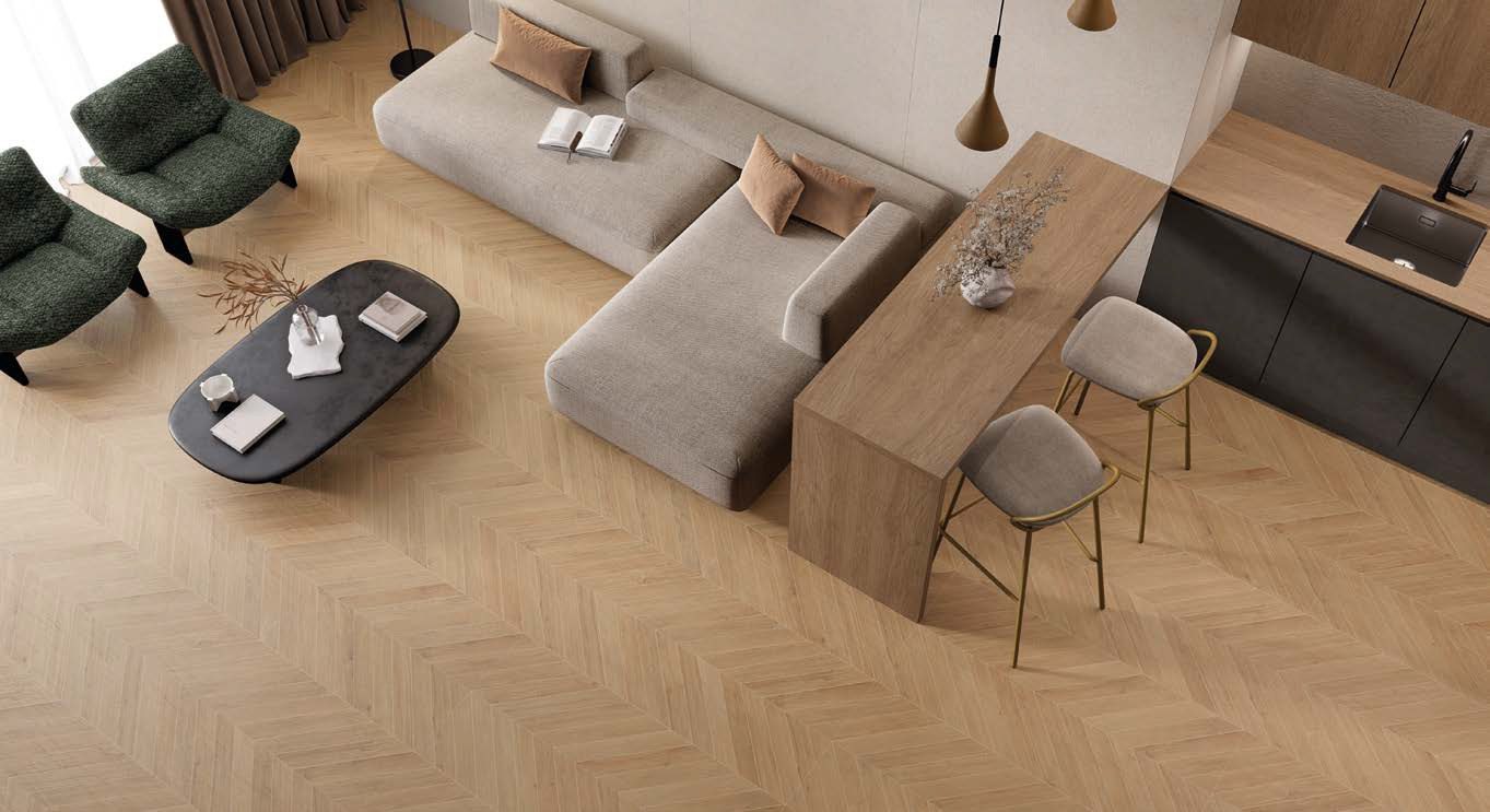 Parchet ceramic din colecția Michigan, gama Nature Line, formate 60x120 și 120x280 — Durstone